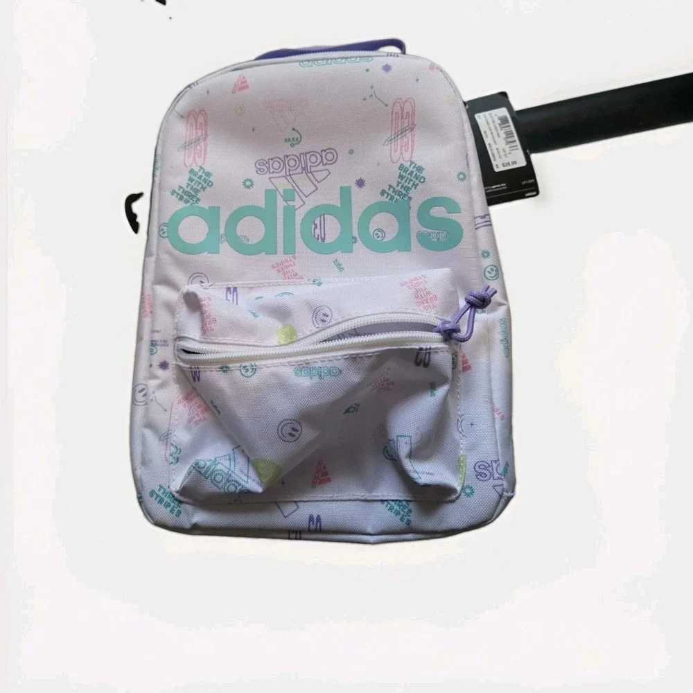 Adidas Santiago 2 Lunch Bag Jersey White / White Rainbow Insulated 5152945 B177